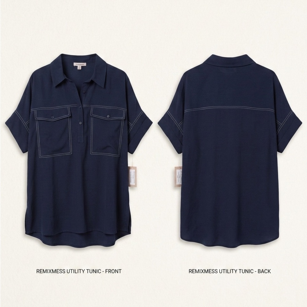Navy Blue Men's Shirt